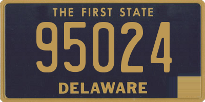 DE license plate 95024