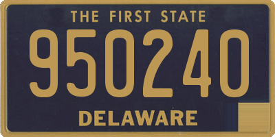 DE license plate 950240