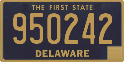 DE license plate 950242