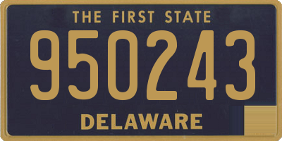 DE license plate 950243