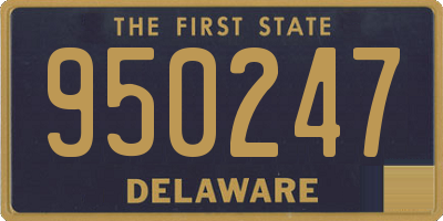 DE license plate 950247