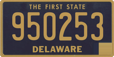 DE license plate 950253