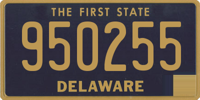 DE license plate 950255