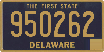 DE license plate 950262