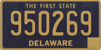 DE license plate 950269