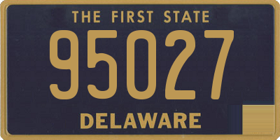DE license plate 95027