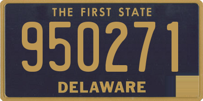 DE license plate 950271