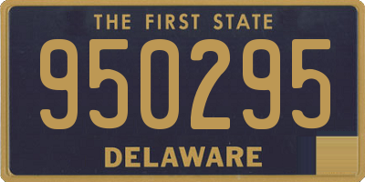 DE license plate 950295
