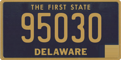 DE license plate 95030