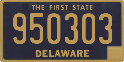 DE license plate 950303