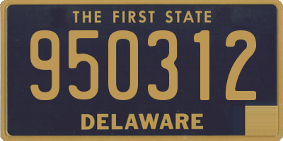 DE license plate 950312