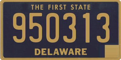 DE license plate 950313