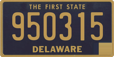DE license plate 950315