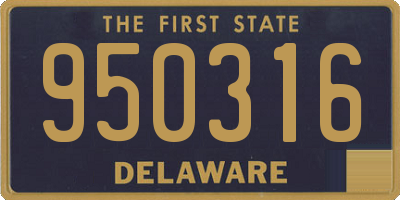 DE license plate 950316