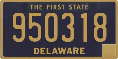 DE license plate 950318