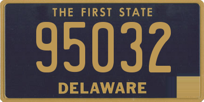 DE license plate 95032