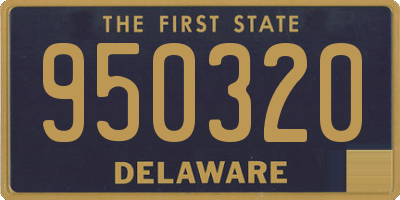 DE license plate 950320