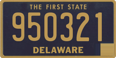 DE license plate 950321