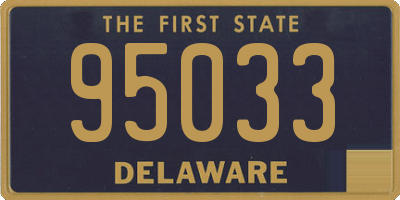 DE license plate 95033