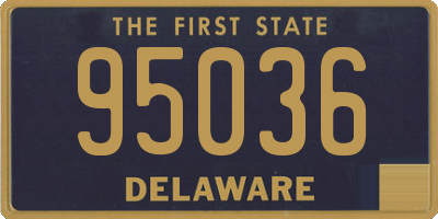 DE license plate 95036