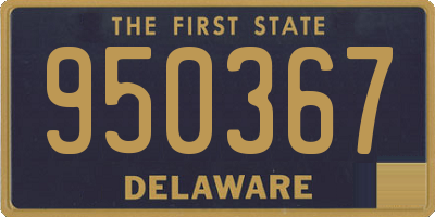 DE license plate 950367