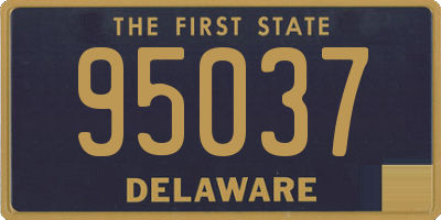 DE license plate 95037