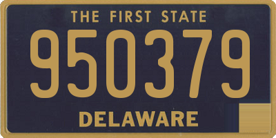 DE license plate 950379