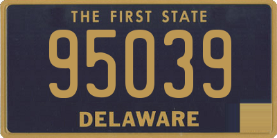 DE license plate 95039