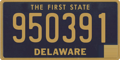 DE license plate 950391