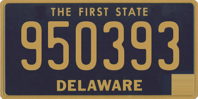 DE license plate 950393