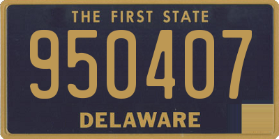 DE license plate 950407