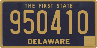 DE license plate 950410