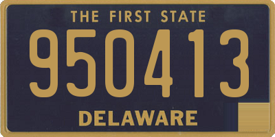 DE license plate 950413