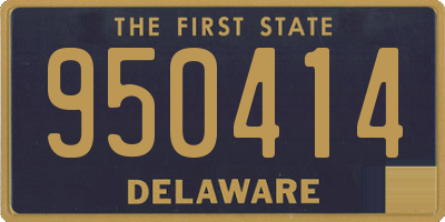 DE license plate 950414