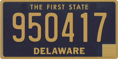 DE license plate 950417