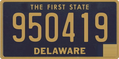 DE license plate 950419