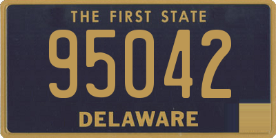 DE license plate 95042
