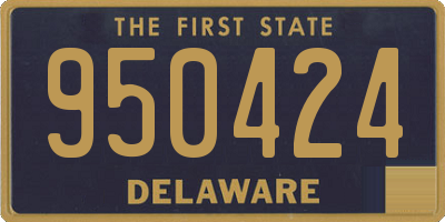 DE license plate 950424