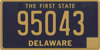 DE license plate 95043