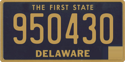 DE license plate 950430