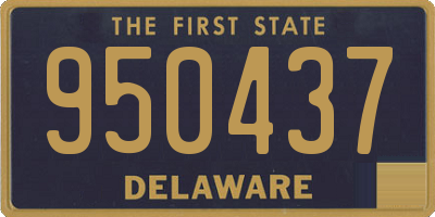 DE license plate 950437