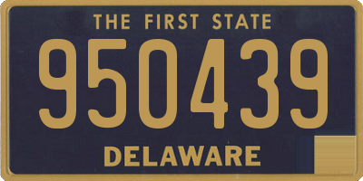 DE license plate 950439