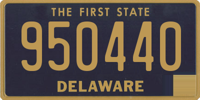 DE license plate 950440