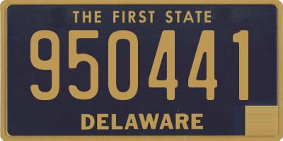 DE license plate 950441