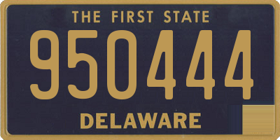 DE license plate 950444