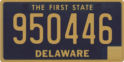 DE license plate 950446