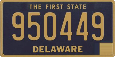 DE license plate 950449