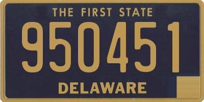 DE license plate 950451