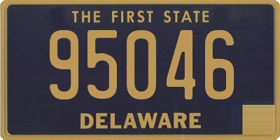 DE license plate 95046