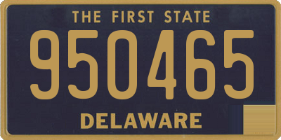 DE license plate 950465